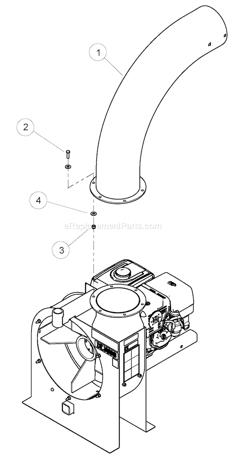 Page C Diagram and Parts List for DL10570  Bear Cat Chipper Shredder